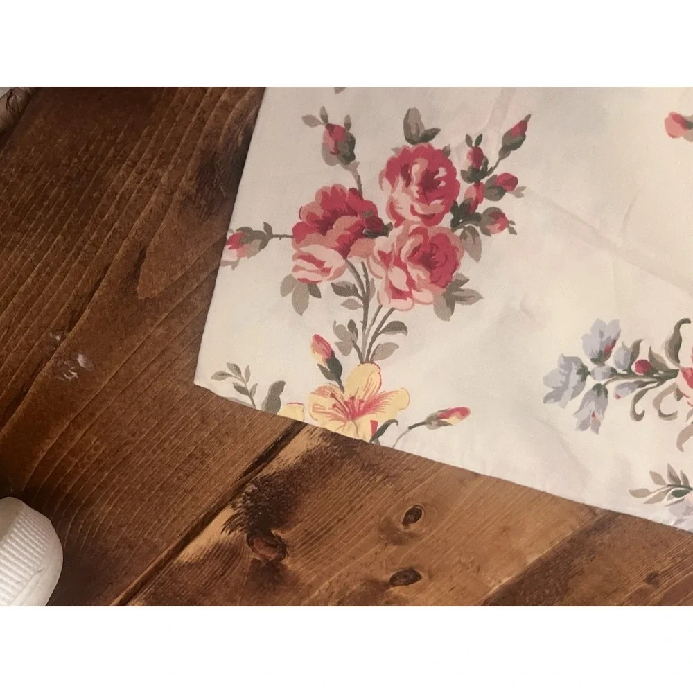 VTg. RALPH LAUREN PETTICOAT FLORAL CORAL CINNAMON (1) STANDARD PILLOWCASE 15X30